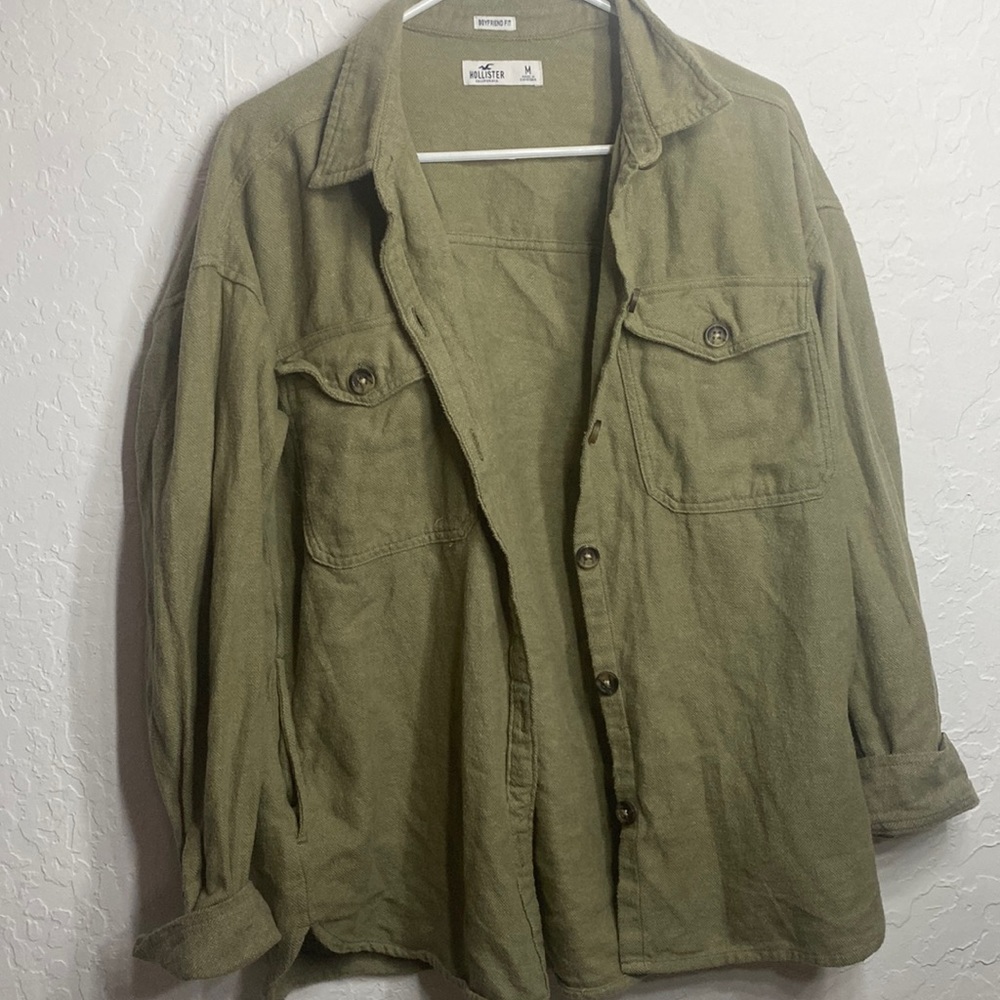 Hollister button sweatshirt !